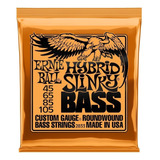 Cuerdas Bajo Electrico 4 Ernie Ball Hybrid Slinky 45-105