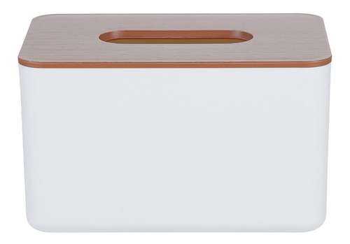 Miniso Caja Para Pañuelos Estilo Madera 17.4x11.9x10.4 Miniso Hogar En Caja De Pañuelos