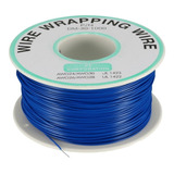 Fiozinho Wire Wrap 30awg Rolo Com 250m Eletrônica - Azul