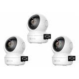 Kit 3 Camara Seguridad Ip Ezviz C6n Wifi 1080p +memoria 32gb