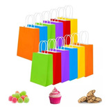 24 Bolsa Regalo Papel Mesas De Dulces Bolsas Ecologicas