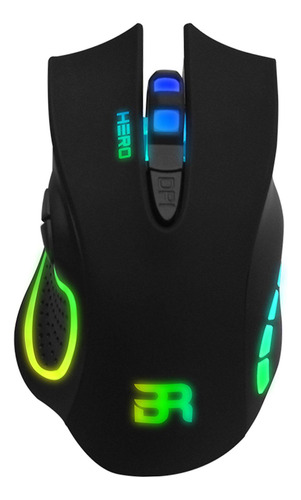 Mouse Gamer Balam Rush Hero 3200dpi 5 Botones Led Br-929684