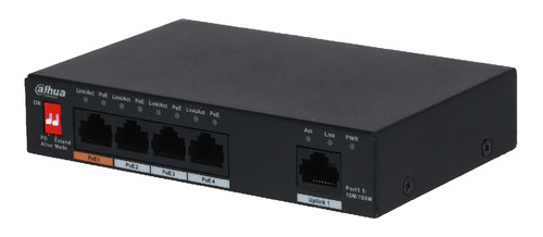 Switch Dahua 4 Puertos Poe + 1 Ethernet 