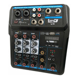 Mixer Consola Analoga Prodj U4 Interfaz Usb Grabacion