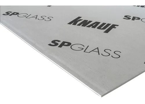 Placa 12,5mm Sp Glass Knauf 1,20x2,40 Exterior*símil Durlock