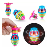 12 Pzs Trompos Luz Led  Juguete Fiesta Piñata Cumple Negocio