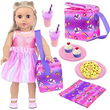 Ecore Fun American 18 Girl Doll Accessories - Juego De 14 P