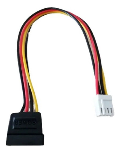 Cable Poder Adaptador 4 Pin Fdd Floppy A Sata 15 Pin + Envio