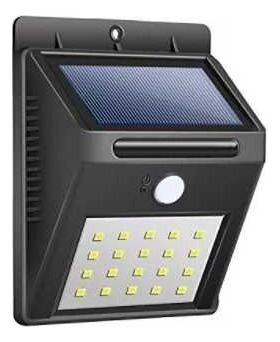 Focos Solares 20 Led Con Sensor De Movimiento: Pack De 3