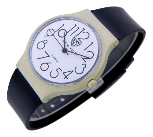 Reloj New York Mujer Ny146 Delgado Liviano Plastico