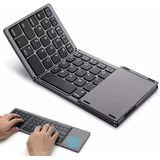 Teclado Bluetooth Plegable Inalámbrico Delgado Para Tableta