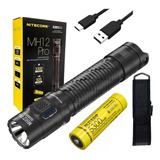 Nitecore Mh12 Pro Linterna De Luz Fuerte 3300 Lm Táctica