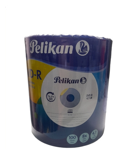Pelikan Dvd-r 8x 4.7gb 100 Unidades