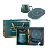 Kit Aquecedor Com Caneca E Colher Completo De Luxo Com Caixa