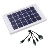 Cargador Solar Portatil Panel Solar 3.5w Puertos Usb