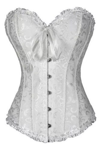 Corpiño Corsé Corselet Correa Modelado Medieval Floral