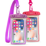 Paquete 2 Fundas Impermeables Para Telefono Flotantes Color