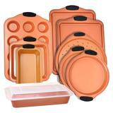 Baking Pan 10 Piece Set Antiadherente Horno De Acero De Cobr