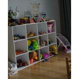 Mueble Guardajuguetes Infantil 12 Cubículos Organizador 