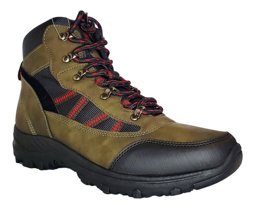 Zapatilla Caña Hombre New Walk Verde Oliva