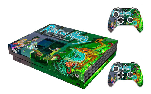 Skin Para Xbox One X Tv Show Rick And M (65001xox)