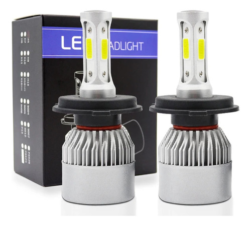 2 Bombillos Led S2 Moto / Carro 16.000 Lm H4  