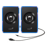 Speaker Genius Sp-u125 Azul Usb 