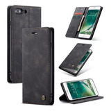 Funda Genérica iPhone Leather Case Negro Con Diseño iPhone 14 Pro