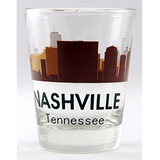 Nashville Tennessee Sunset Skyline Vaso De Chupito