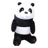 Oso Panda Sentado Escandaloso Peluche Ultrasuave X 8ocm