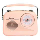 Radio Portátil Am Fm Suono Retro Bluetooth Usb Mp3 Vintage