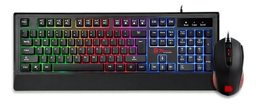 Kit Combo Teclado Y Mouse Gamer Thermaltake Challenger