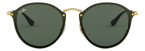 Gafas De Sol Ray Ban Round Fleck Mujer Y Hombre Originales Color Verde