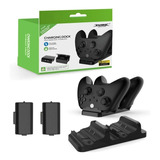 Base Dock Carregador 2 Controle Xbox Series S X +2 Bateria