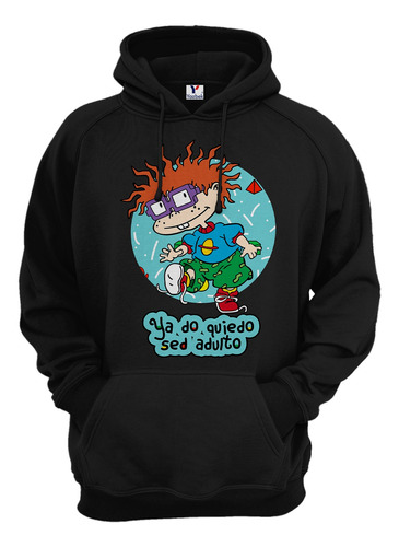 Sudadera Carlitos Rugrats, Unisex Con Capucha Y Cangurera