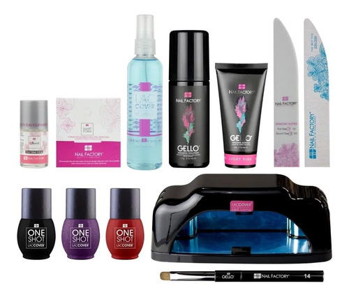 Kit Beauty Set , Acrigel Gello Y Gel One Shot , Nail Factory