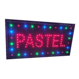 Painel De Led Letreiro Luminoso Placa  Escrito  Pastel