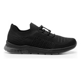 Tenis Confort Cómodos Mujer Textil Negro Flexi 105110 Gnv®