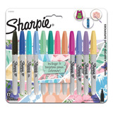 Marcadores Sharpie Pastel Tropical X12 Colores + Tarjetas