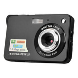 Cámara Digital Negra Mini Pocket 18mp 2.7 Pantalla Lcd