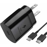 Cargador Súper Rapido Samsung S21/note20/note10/s20/a72. 25w