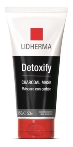 Lidherma Detoxify Charcoal Mask Máscara Con Carbon Moringa