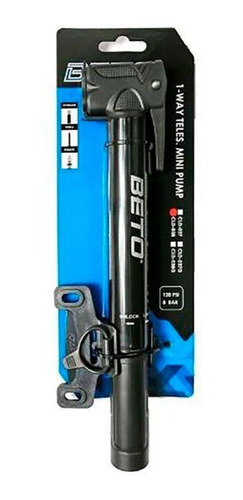 Inflador Mini Beto 038 Bicicletas Doble Valvula 120psi