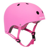 Rollerface Casco Multi-sport, Doble Certificado De Seguridad Color Rosa Talla M
