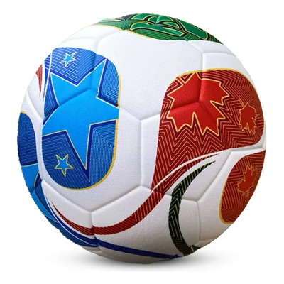 Balón De Entrenamiento Talla 5, Para Hombres Y Mujeres Blanco\u002F Azul\u002F Rojo\u002F Verde | Envío gratis