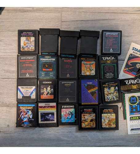 Lote De 20 Juegos Para Atari 2600 (1978-1982)