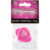 Palheta Dunlop Delrin 500 Standard 0.71mm 12 Unid. Mod 41p