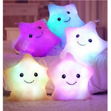 Estrella Luminosa Almohada Cojin Peluche Con Luz