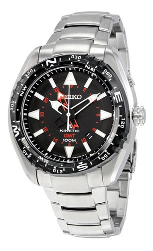 Relogio Seiko Sun049p1 Prospex Kinetic Gmt Automatico