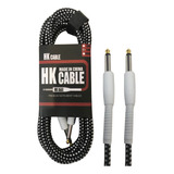 Cable Para Guitarra Bajo Plug-plug  5 Metros Mallado